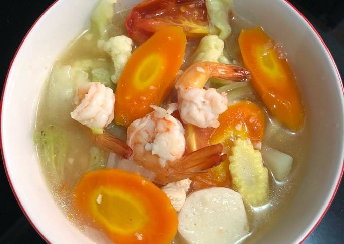 Resep Capcay Kuah Ayam Seafood Oleh Melphie Teja Cookpad