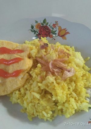 Foto resep Nasi goreng kunyit kencur sederhana