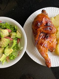 Una foto de Baby pollo al horno