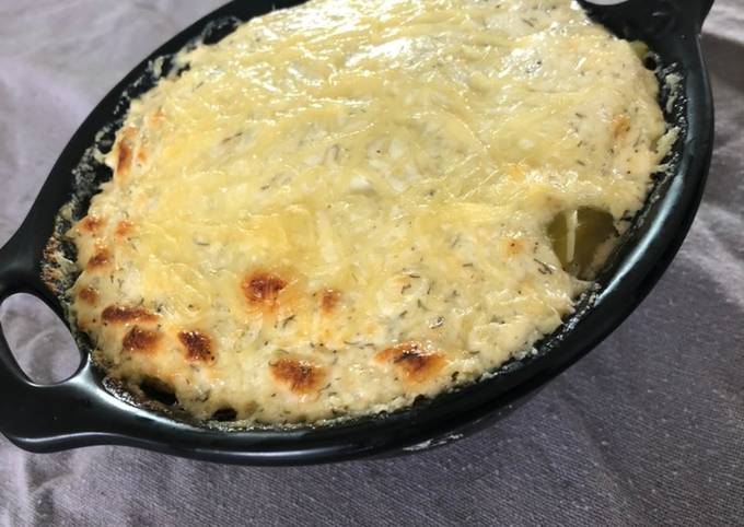 Gratin saumon PDTerre