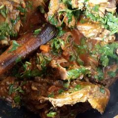 A picture of Kienyeji chicken masala.