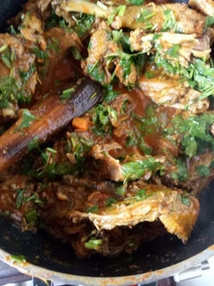 A picture of Kienyeji chicken masala.