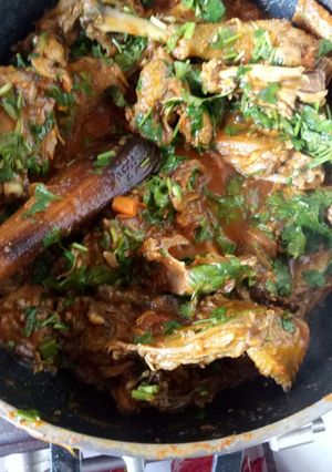 A picture of Kienyeji chicken masala.