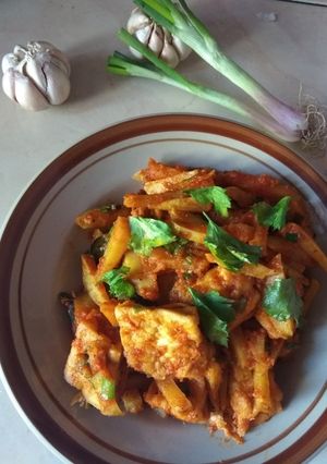 Foto resep Kentang tahu bumbu merah