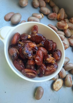 Hình của món Hạt mít ngào bơ đường.