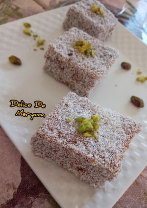 صورة لوصفة كيكة النواة كوكو 🍰💜