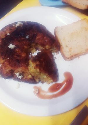 A picture of Spinach Omelette.