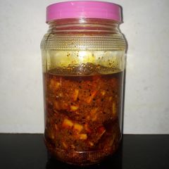 Raw Mango Pickle A picture of Raw Mango Pickle.