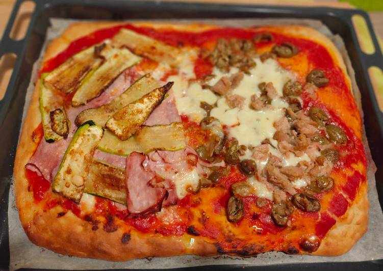 Recipe of Quick Pizza fatta a mano 🥰