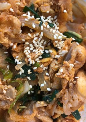 รูปของ หมูสไลด์ผัดพริกเกาหลี 🇰🇷🇰🇷 (โคชูจัง)