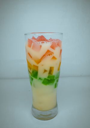 Foto resep Es jelly yakult