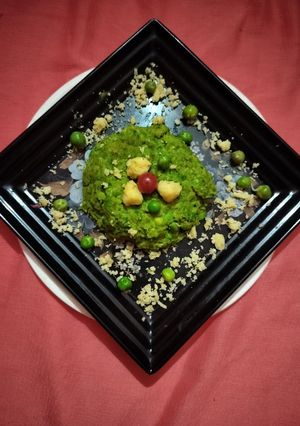 A picture of Green peas halwa.