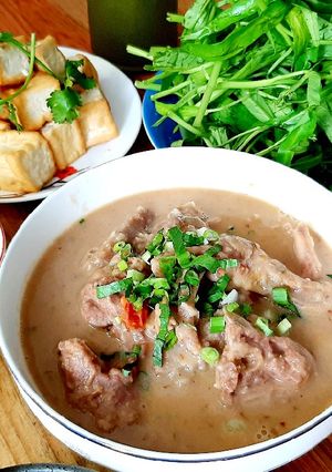 Hình của món Vịt thả vườn nấu chao.