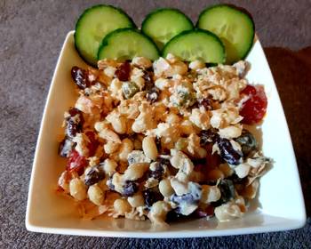 Ultimate Making Recipe Tuna and cold bean mix Delicious Simple