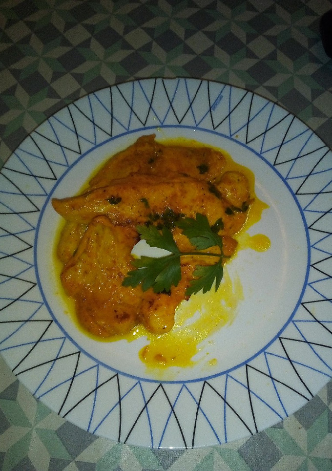 Una foto de Pechugas de pollo morunas fáciles y rápidas