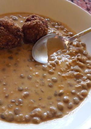 Lencsefőzelék recept fotója