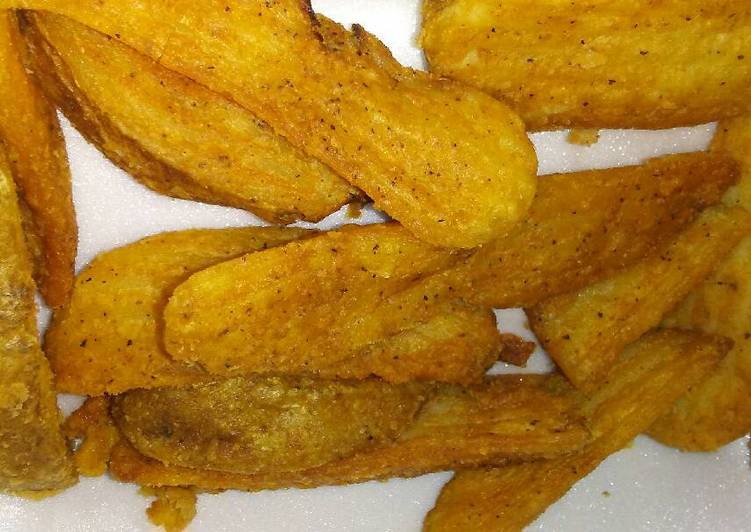 Steps to Make Quick Potato Wedges or JoJo Potatoes