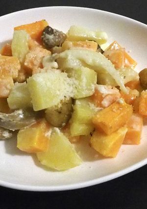 Une photo de Gratin de courge