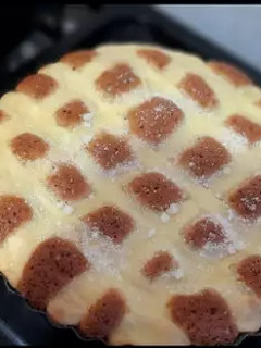 Una foto de Torta con crema pastelera