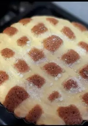 Una foto de Torta con crema pastelera