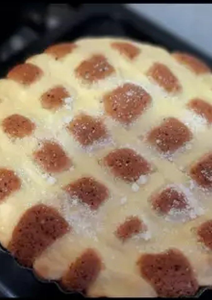 Una foto de Torta con crema pastelera