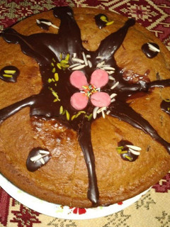 عکسی از دستور کیک ماگما