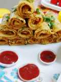 Potato Stuffed Mong Chilla
