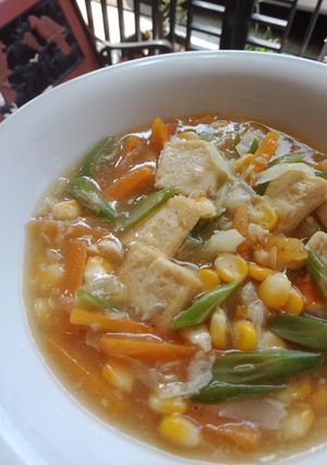 Foto resep Mpasi : sapo tahu sederhana