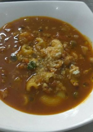 A picture of Minestrone Soup.