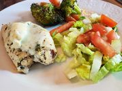 A picture of herb and garlic cream cheese