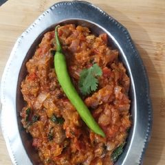 A picture of PunjabI Baingan ka bharta.