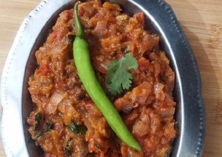 Recipe of Quick PunjabI Baingan ka bharta