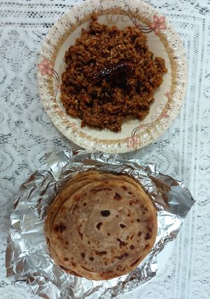 A picture of Mutton mince masala.
