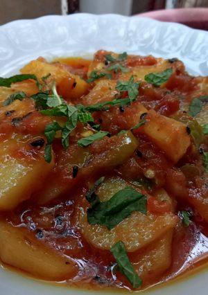 A picture of Shimla aloo.