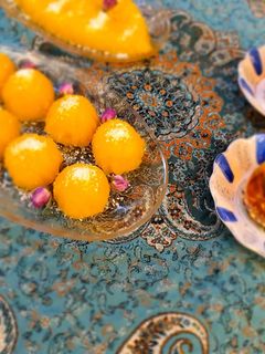 عکسی از دستور حلوای پرتقال 🍊