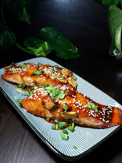 Foto resep Salmon Panggang Saus Teriyaki