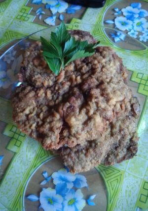 Una foto de Milanesas de carne picada🤤😋