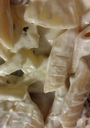 Foto principal de Ensalada de pasta con piña y yogur
