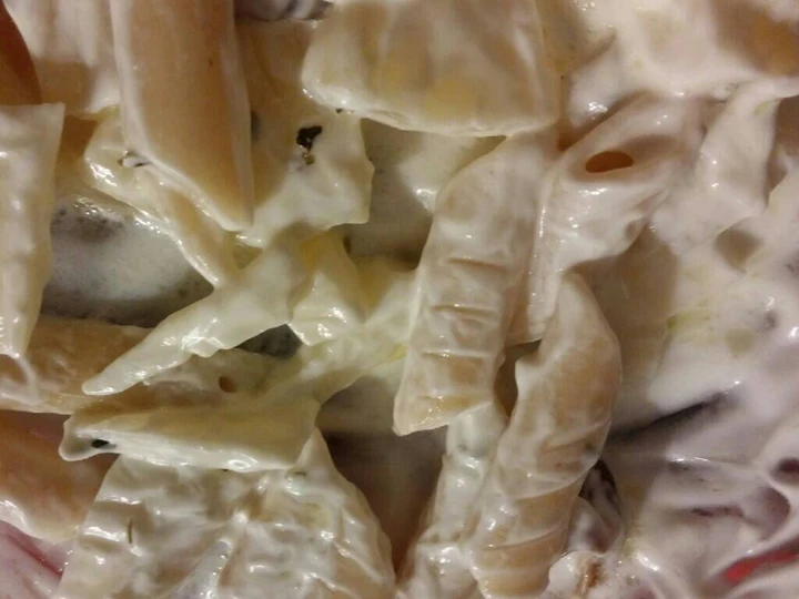 Manera fácil Hacer Ensalada de pasta con piña y yogur  que Muy delicioso