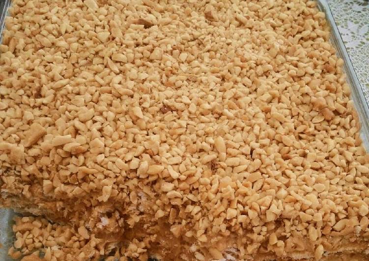 》 Pavê de Amendoim e Doce de Leite - Gozhowgos