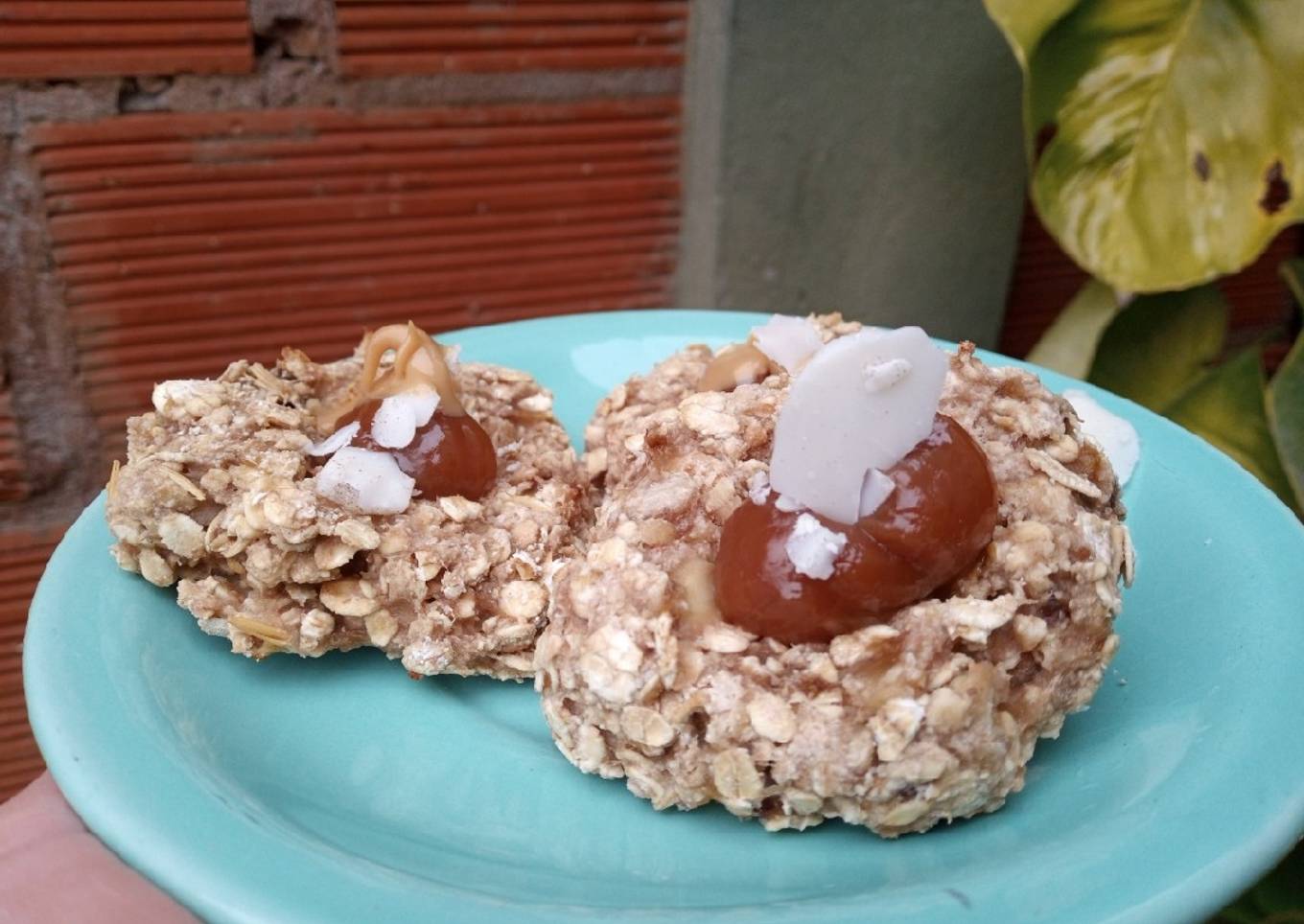 Pepas de banana y avena (saludables y sin harina)