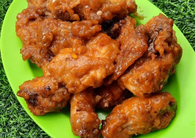 Langkah Mudah untuk Menyiapkan Richeese fire wings ala ala yang Bikin Ngiler