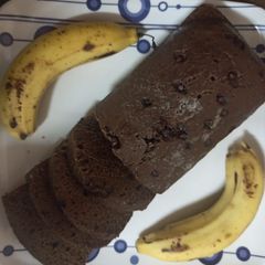 A picture of Choco banana cake.