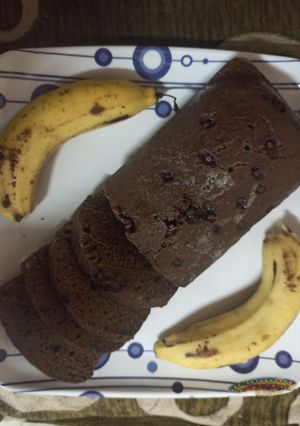 A picture of Choco banana cake.