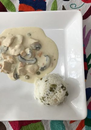 Una foto de Pollo a la Reina versión JC