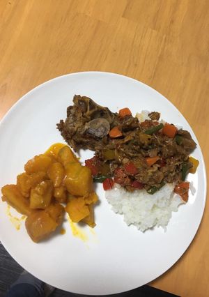 A picture of Mutton stew.