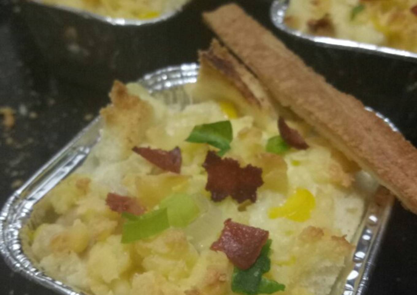 Bread Chicken Cream Soup
