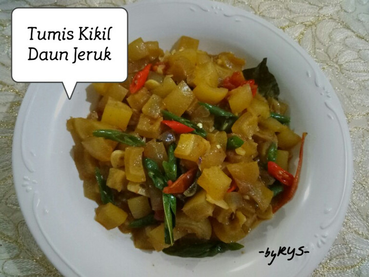 Cara Memasak Tumis Kikil Daun Jeruk Menu Enak Dan Mudah Dibuat