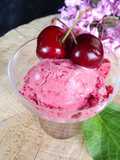 Yogurt gelado de cereja