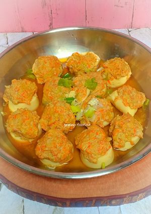 Foto resep Steamed Chicken on Tofu